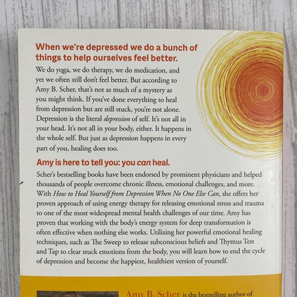 ๐ 3/$25 How to Heal Yourself From Depression When No One Else Can by Amy B Scher - Picture 4 of 5
